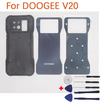 Originale DOOGEE V20 Coperchio Della Batteria Composito Piastra di Copertura Del Telefono Cellulare Borsette Inferiore Della Copertura Posteriore Con Adesivo Per Doogee V20 Telefono