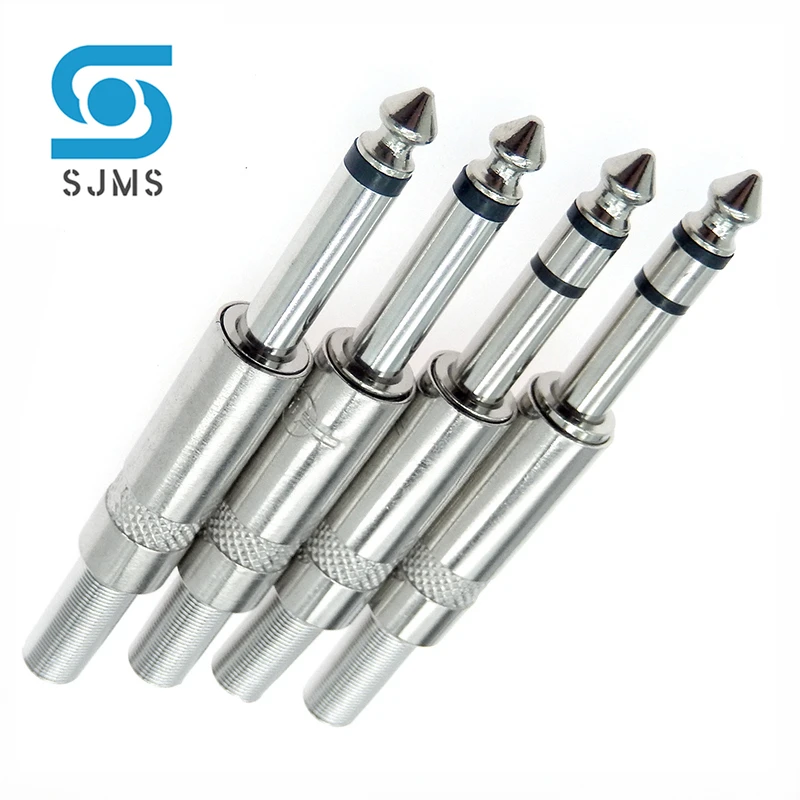 4 Pezzi Fai Da Te Stra Audio Senza Saldatura 6.35 Mono Jack Senza Saldatura Jack Connettore Pedale Charra Cromo Nero - Foto 11