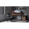 Gaming Chair Fabric with Pocket Spring Cushion, Massage Game Chair Cloth with Headrest, Ergonomic Computer Chair with Footrest 2