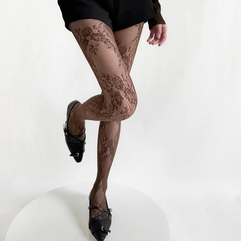 Women’s fashion stockings paired with seasonal clothing