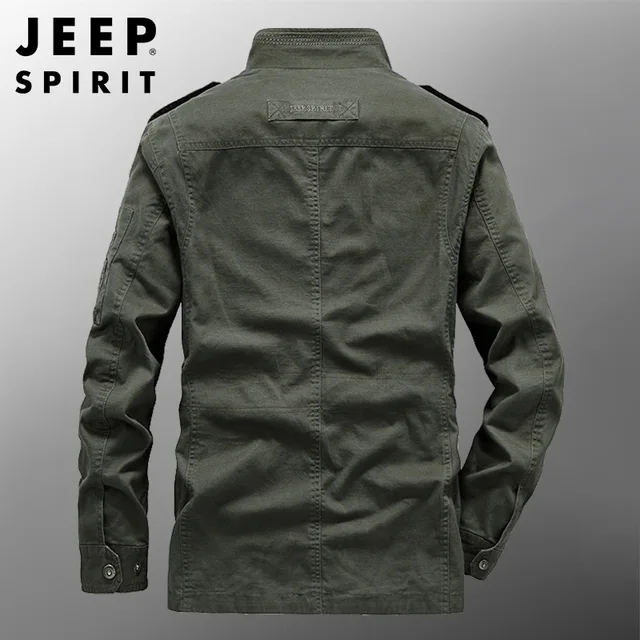 남성의 봄과 가을 옷장에 필수적인 세련된 편안함: JEEP SPIRIT 재킷