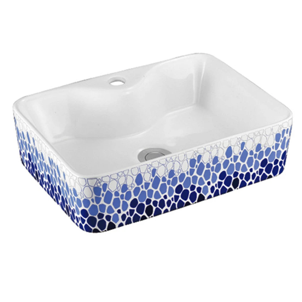 

P514-07 hot sale design vanity cabinet wash basin counter top type