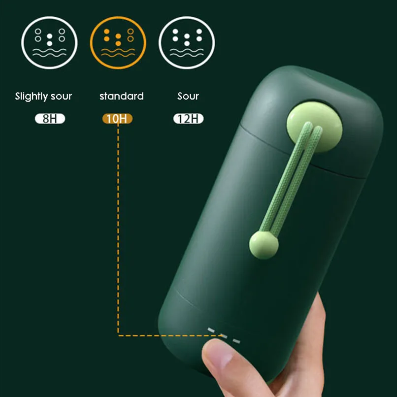 Mini aparat de iaurt de uz casnic DIY automat pentru iaurt, instrumente de bucătărie, aparate din oțel inoxidabil, reglare cu 3 viteze_voghion.com