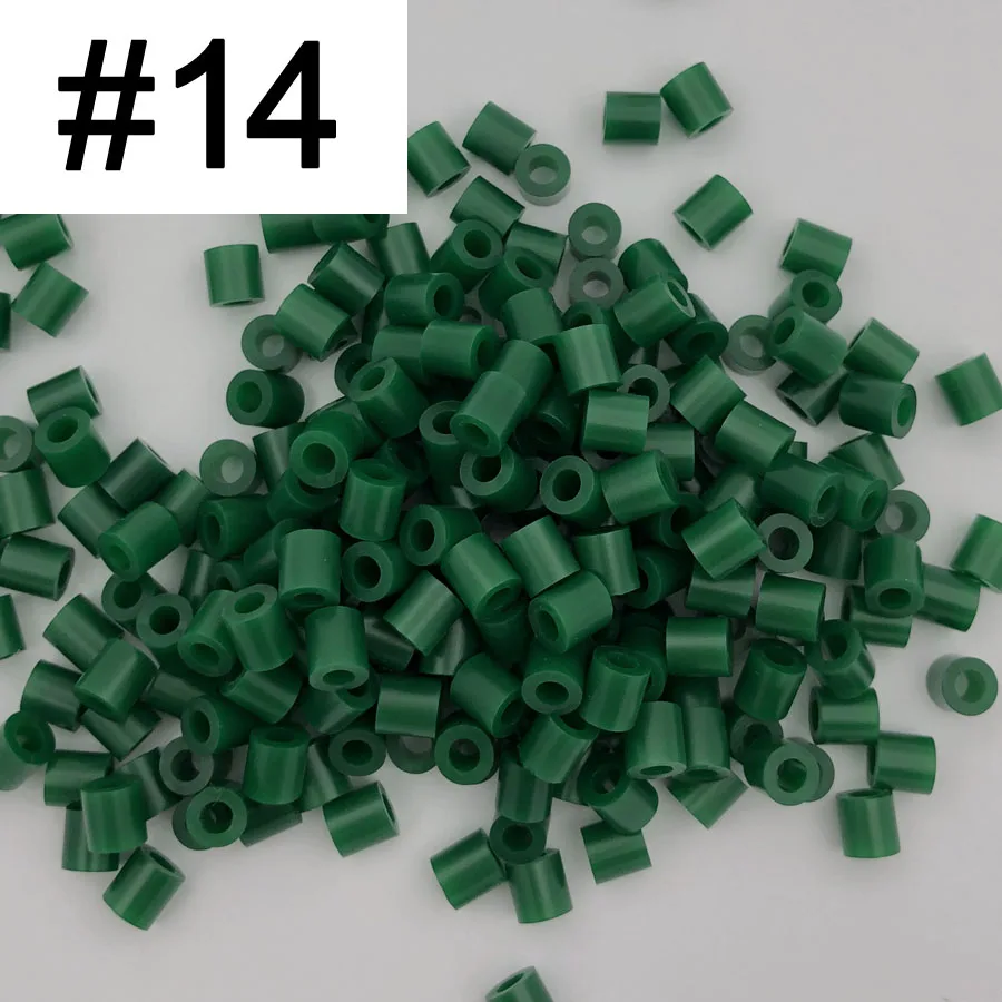 5mm 1000PCS Assorted Colored Hama Beads for Kids DIY Pixel Art and Puzzles