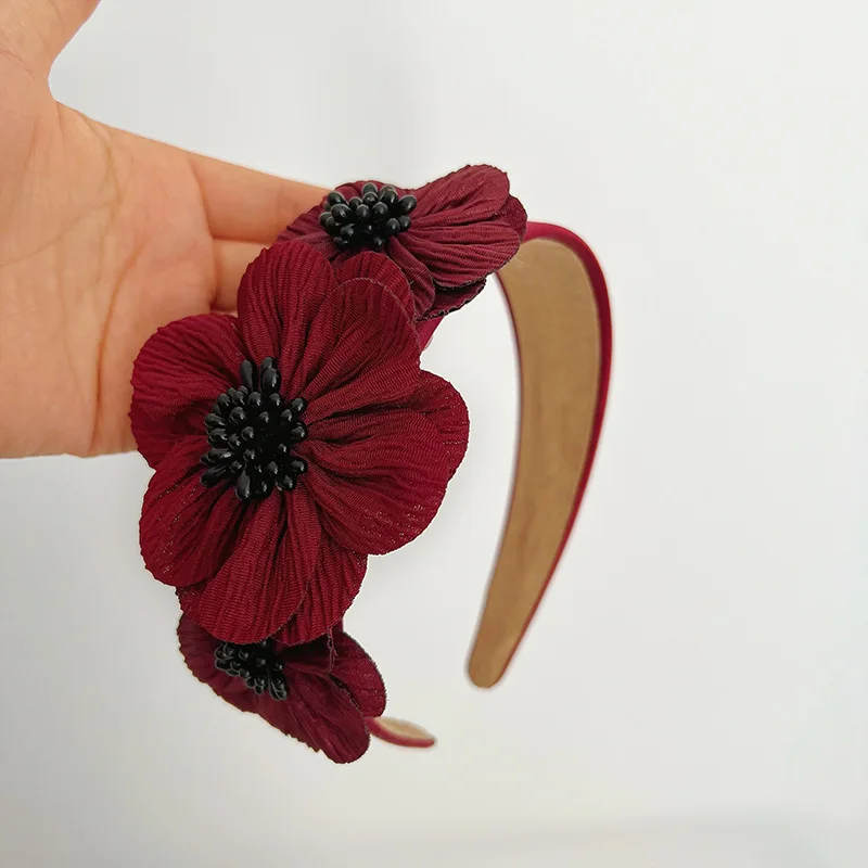 1 dreidimensionales Blumen-Stirnband, geeignet für alle Jahreszeiten, elegant und vielseitig, exquisite Textur, FirmGrip, geeignet für verschiedene Frisuren – Detail 15