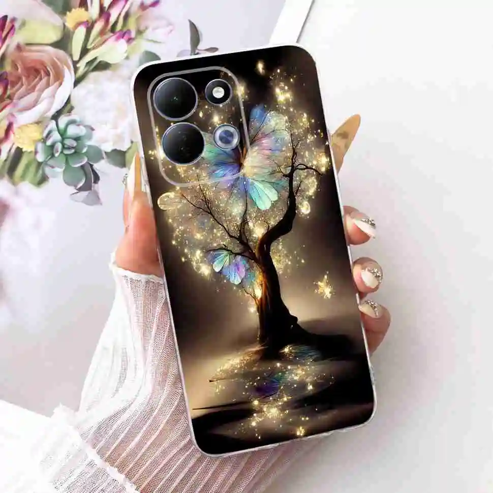 Beautiful Butterfly Silicon TPU Clear Soft Phone Case Cover
