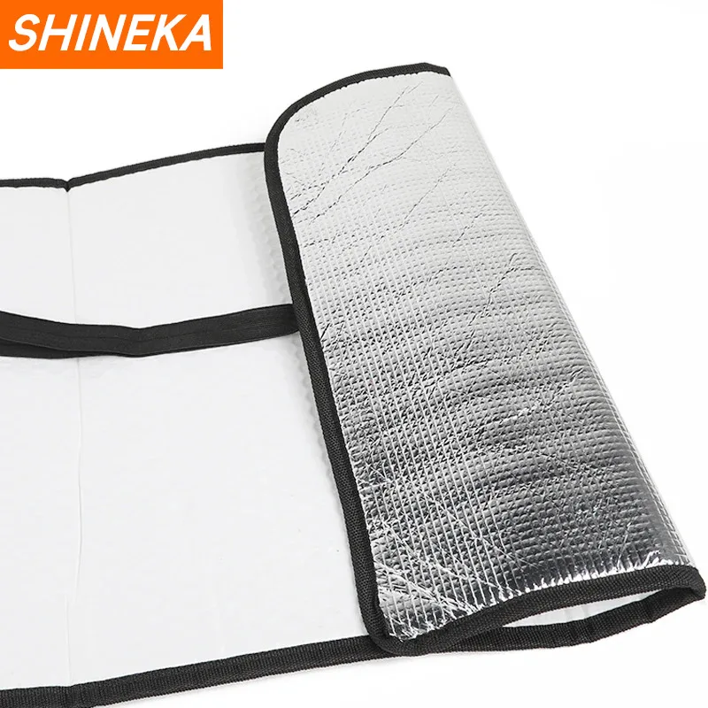 SHIENKA Sunshades For Jeep Wrangler JK 2007- Car Front Windshield Sunshade Sun Shield Cover Anti UV Ray For Jeep Wrangler JK
