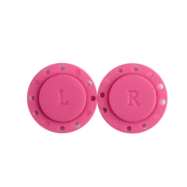 A pair Invisible Magnet Button for Sewing Supplies Jacket Cardigan Concealed Buckle Handwork Clothing Decoration Craft Supplies rose red
