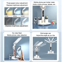 Rechargeable Table Lamp for Study, Desk Lamp Reading Light Led Table Light with Fan, Led Clock Dispaly Reading Lamp 6