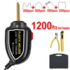 100W Portable Plastic Welder 110V/220V New Hot Air Gun Hot Stapler Plastic Welder Soldering Iron Nail Bumper Repair Car Tool Kit 1