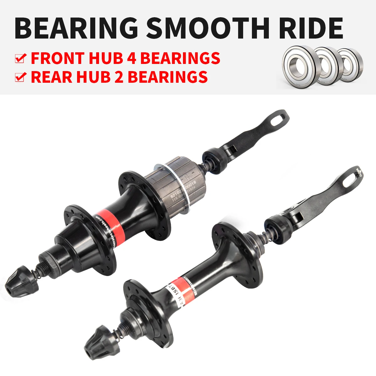 Novatec ロードバイク ベアリング ハブ 20 スポーク フロント 24