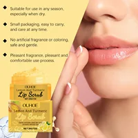 Gommage à lèvres au curcuma et au citron, exfoliant, élimine les peaux mortes, réduit les ridules, prévient le sec, nourrissant, hydratant, Anti-fissuration 5