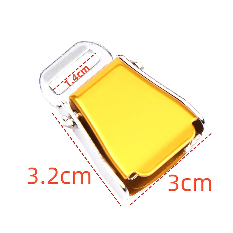 1PC Luggage DIY Accessories 1.4CM SLOT Detachable Mini Airplane Safety Seat Belt Buckle Keychain Small Plane Buckle 5