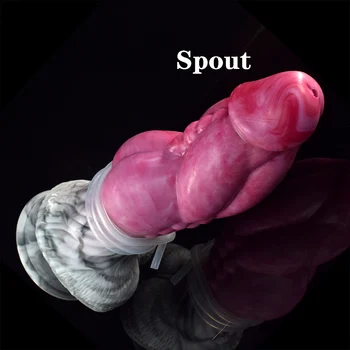 NNSX Huge Knot Squirting Dildo With Suction Cup Ejaculation Penis Prostate Massage Masturbatory Sexy Toy for Women Gay Sex Shop 4