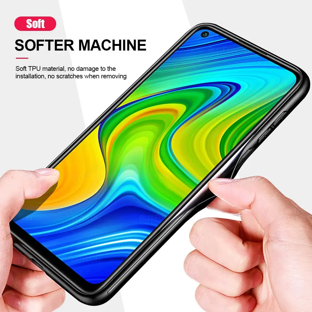 Phone Case For Xiaomi Redmi Note 9S 9 10 8 11 Pro 9T 8T 7 Cover for redmi k40 9A 9C Coque Silicone Capa Naruto Anime