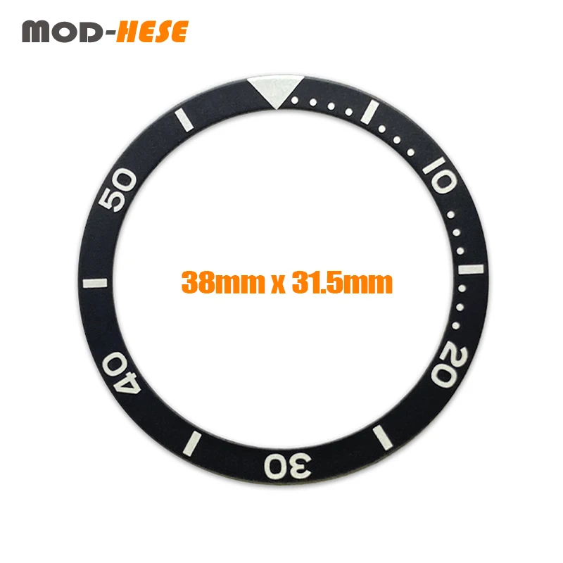 Premium Aluminium Flat Bezel Insert Ring - 38mmx31.5mm