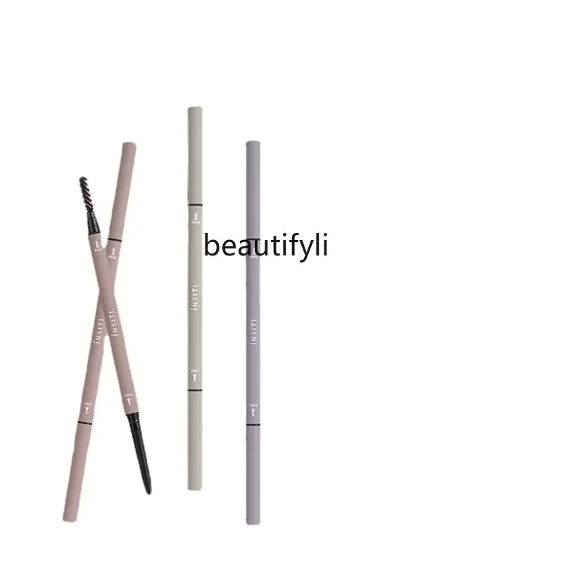 

zq Eyebrow Pencil Waterproof Sweat-Proof Long Lasting Fadeless Eyebrow Pencil Beginner Makeup Artist