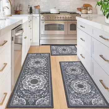 Bohemian Style Floor Mat Set 1