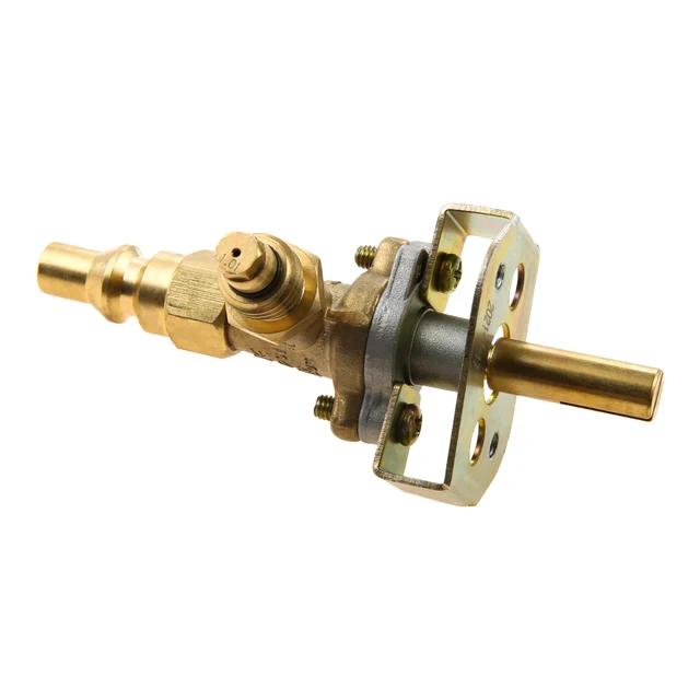 Propán Grillszelep -Vezérlőgomb 1/4 "Gyors Csatlakozási Dugóval 57274 Csere Olimpiai 5500/5100 Weber 200 Lakóautó Szilárd Sárgarézhez - Image 6