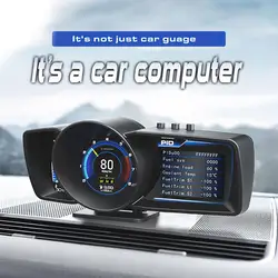 OBD2+GPS HUD Car Head Up Display KMH & MPH Digital Overspeed Alarm Auto Smart Electronic Accessories