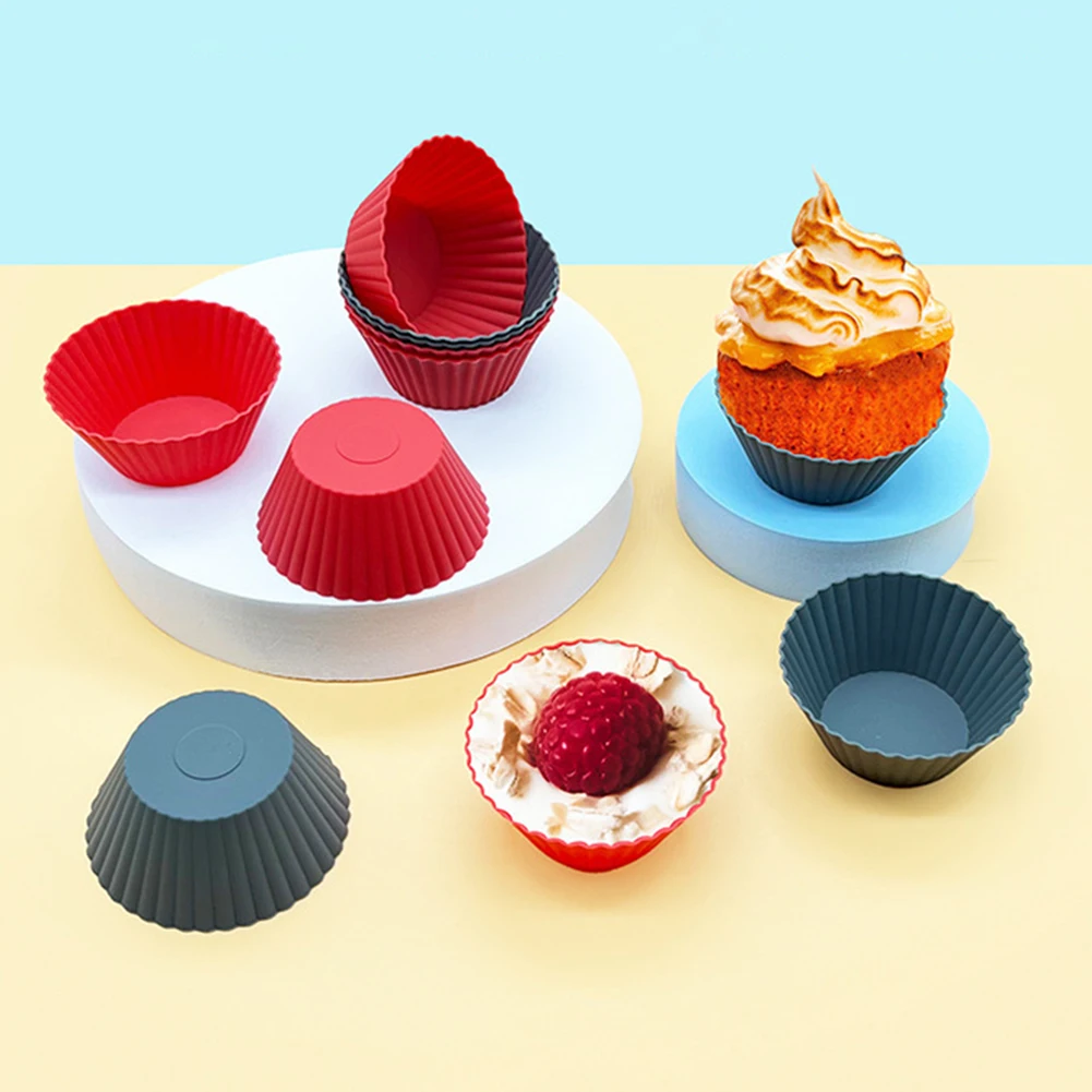 Reusable Silicone Baking Cup Muffin Mold for Kitchen Bakery
