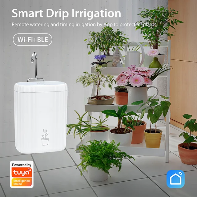 Smart WiFi Indoor Drip Irrigation System with App Control for 10 Potted Plants Automatic Watering Kit Programmable Timer 2