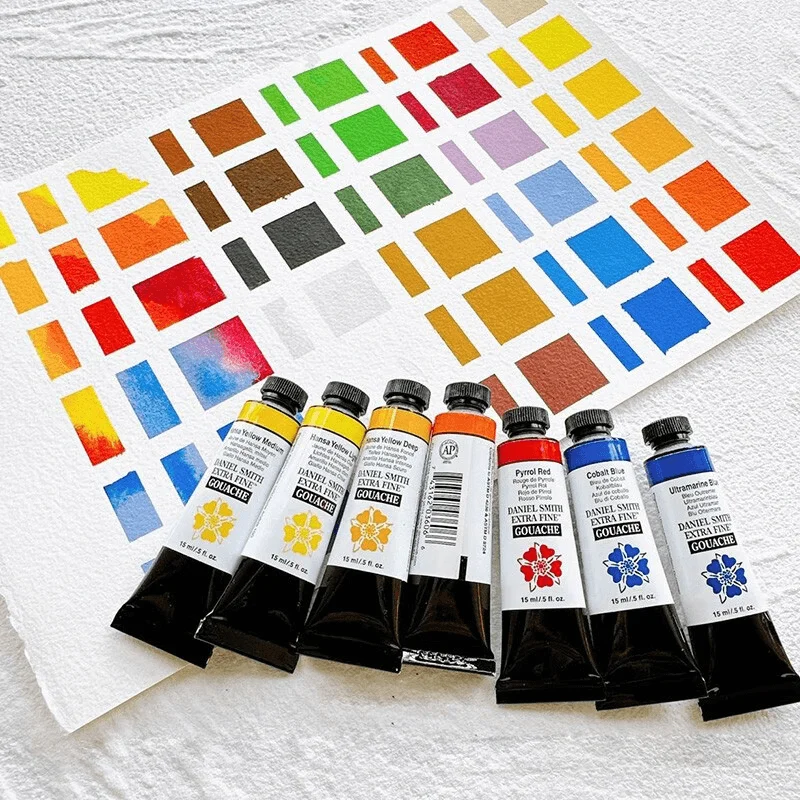 Watercolor Paints American DANIEL SMITH Series1 Natural Mineral Extra Fine Watercolor Piant 15ml Tubes Painting Artists Drawing Supplies Acuarelas