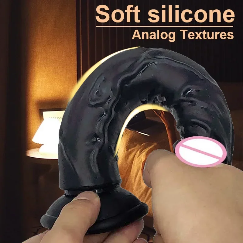 Dildo Realistic Jelly with Suction Cup Sex Toy for Woman