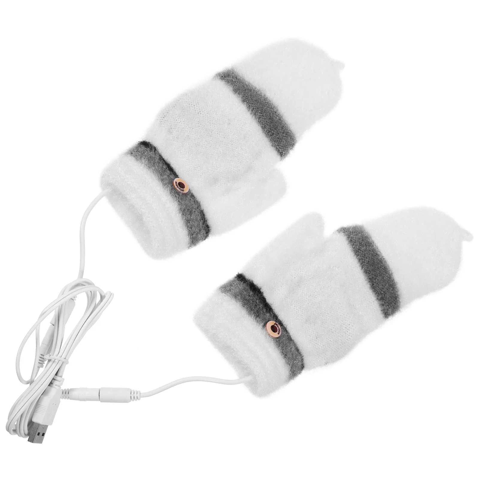 

Heated Gloves Winter Heating Hand Warmers Riding Thermal for Plush Electric USB