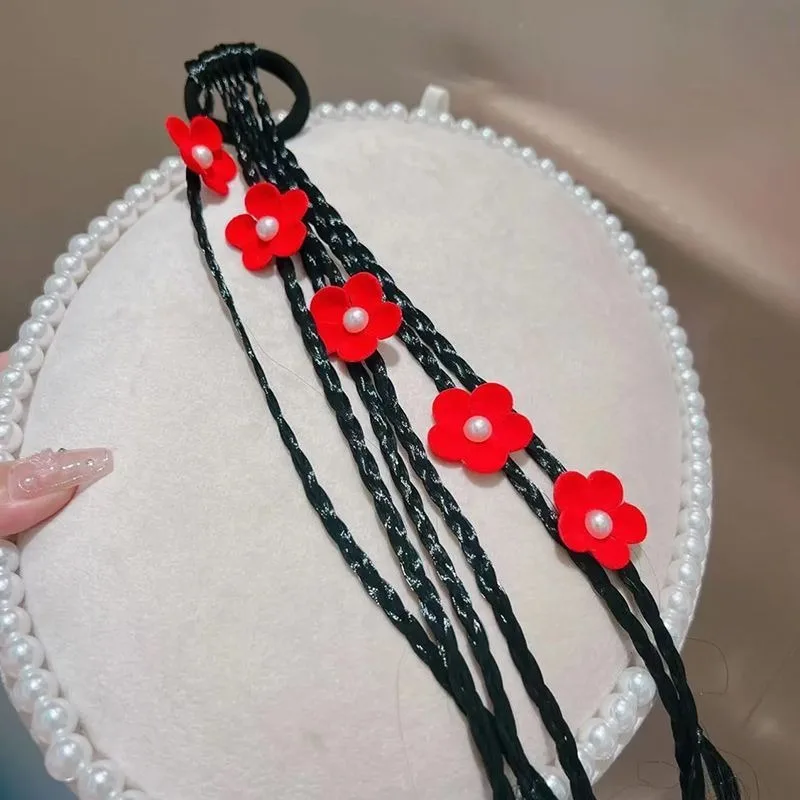 1 jolie petite fleur ou cœur pour cheveux de fille