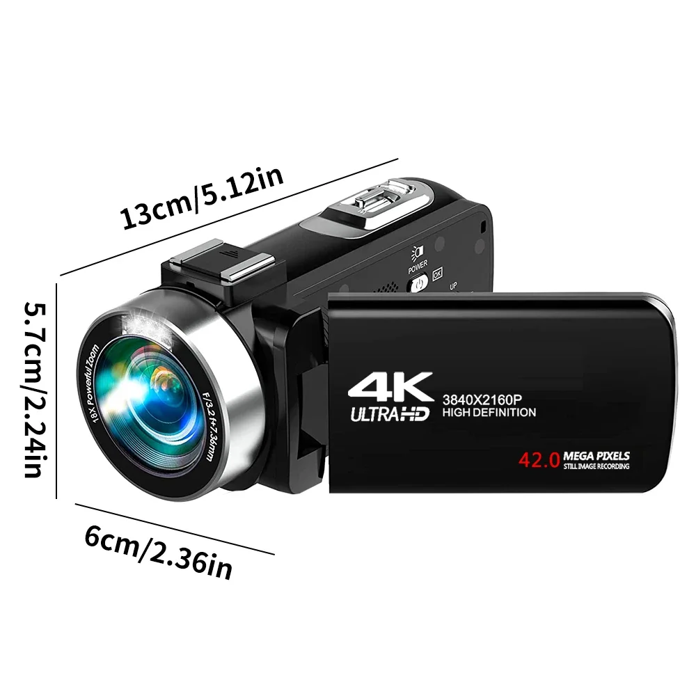 4k Digitalkamera Für Fotografie Mit Wlan Und Klappdisplay Vlogging_voghion.com