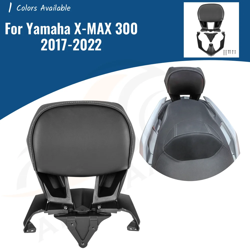 

For Yamaha XMAX X-MAX 300 2017-2022 2021 XMAX300 X-MAX300 Rear Passenger Detachable Sissy Bar Backrest Motorcycle Accessories