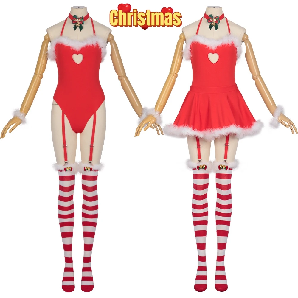

2023 Bunny Girl Cosplay Costume Sexy Skirt Jumpsuit Outfits Fantasia Woman Christmas Halloween Carnival Party Performance Cloth