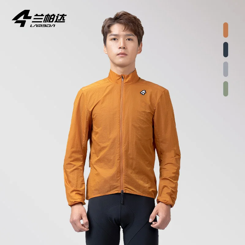 

LAMEDA Spring and Autumn Cycling Windbreaker Thin Coat Long Sleeve Men's Portable Bicycle Road Quick Drying Breathable Top