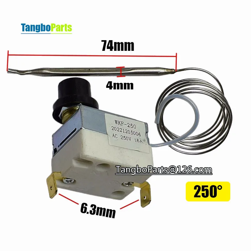 Description Picture 5 of itemElectric Fryer Oven Electric Pancake Temperature Control 110° 130° 230° 240° 250° 280° Temperature Limit Protector Thermostat