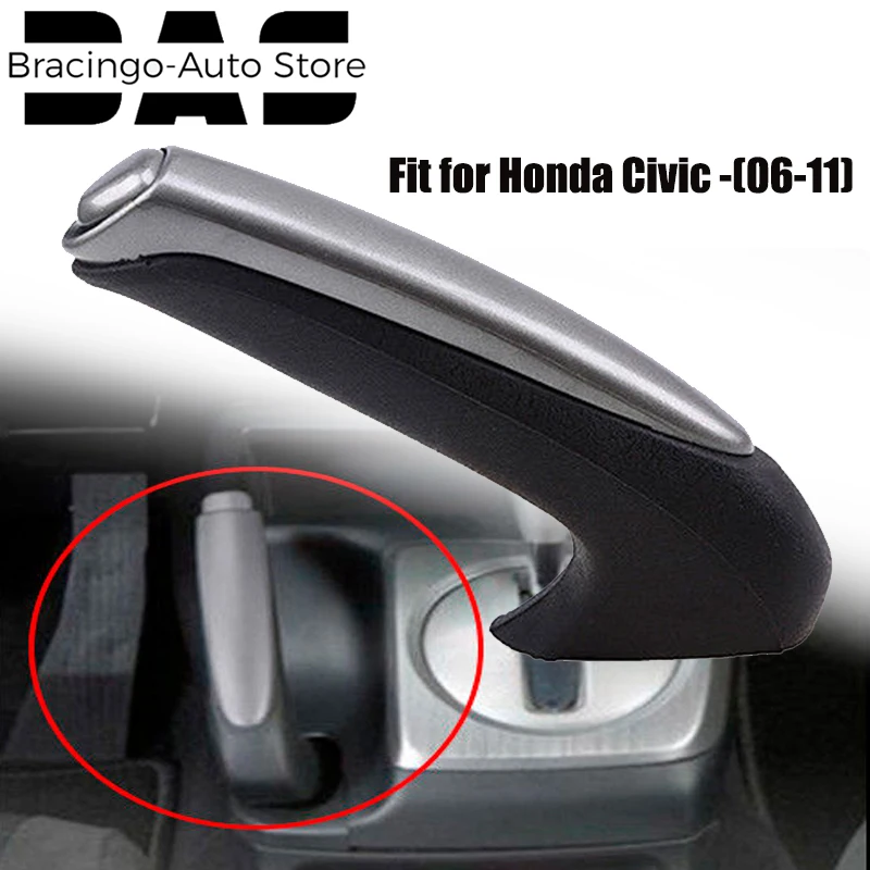 

Fit For Honda Civic 2006-2011 LHD Parking Handbrake Handle Grip Lever Cover Handle Sleeve Protector Replacement 47125-SNA-A82ZB