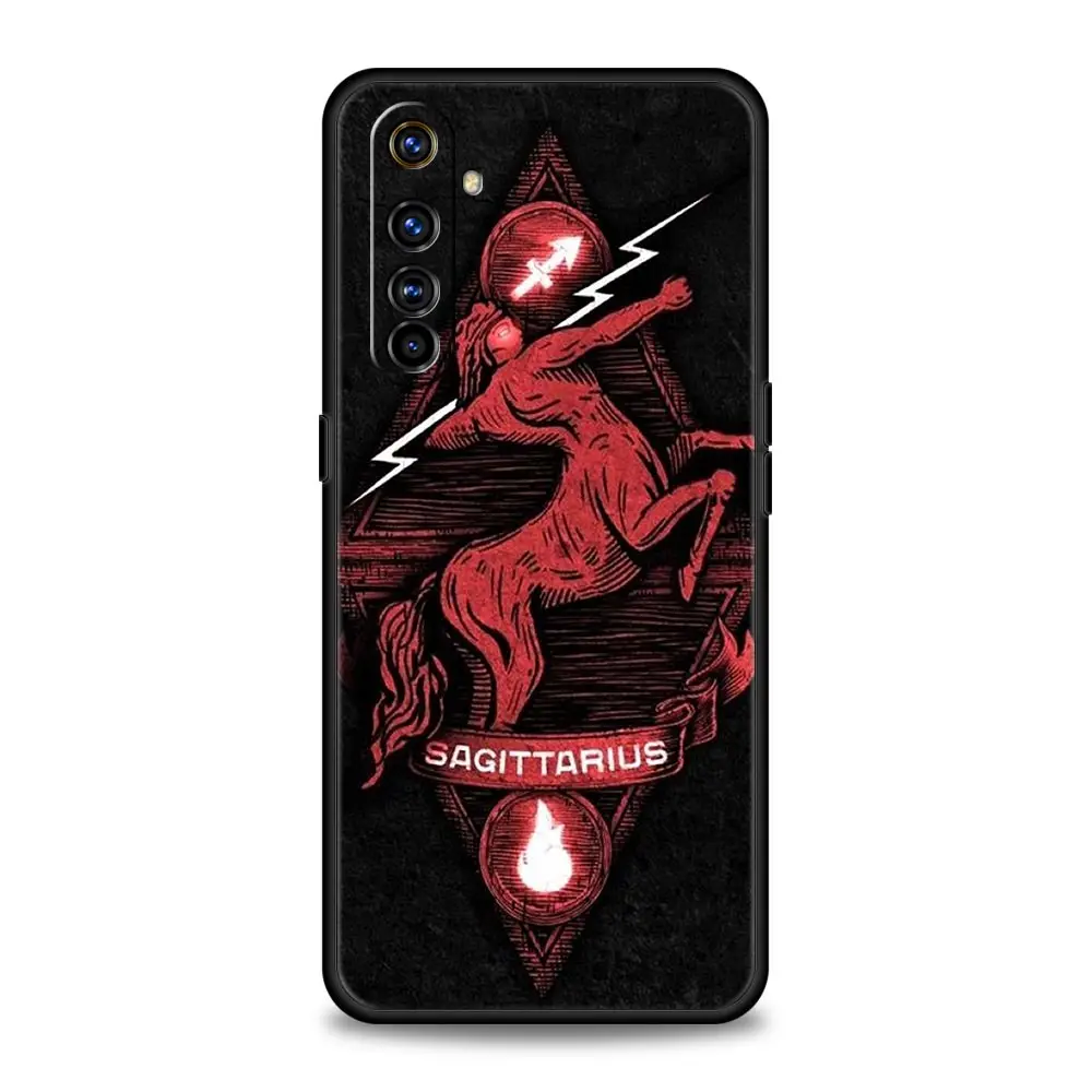 Zodiac-Inspired Protective Case for Realme - Aries, Leo, Libra, Pisces, Virgo Design