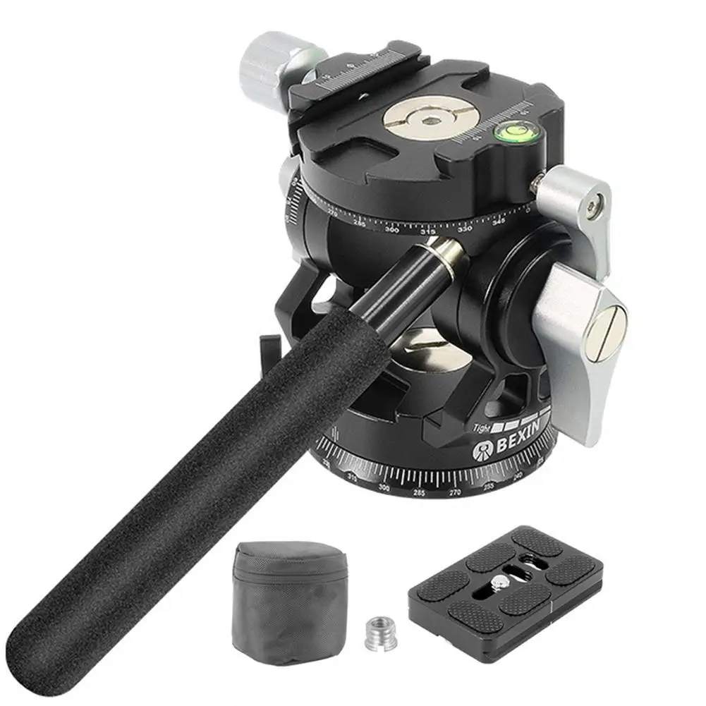 PanoramicTripodHeadUniversalRotatingVideoHeadMountCameraTripodArcaSwissQuickRelease