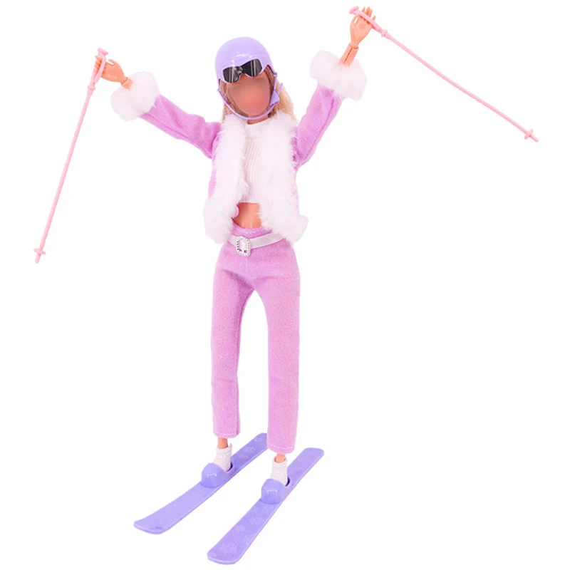 Jogo Vestir Barbie para Esquiar 