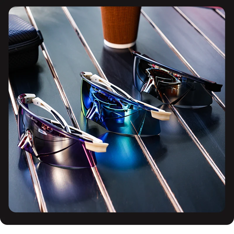 WEST BIKING Aero Beak TR90 Rahmen Radfahrbrille UV400 Kratzfest Beschlagfrei Leichte Sportsonnenbrille für Outdoor-Wanderungen – Detail 14