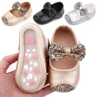Baby Girl Shoes Cute Princess Bowknot Soft PU Mary Jane Shoes Anti-slip Sole Spring Summer Sandal for 0-6-12m Baby Girl 3