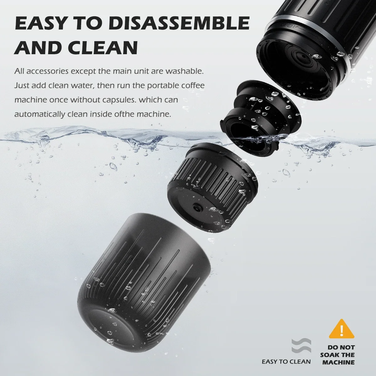 Espresso Maker 2-in-1 Portable Espresso Machine