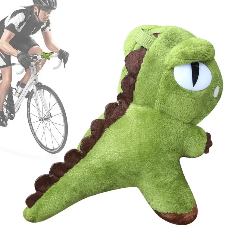 

Cute Plushie Panda Dinosaur Toy Plush Bicycle Bike Pendant Plush Stuffed Animal Ornament For Scooters Motorcycles Bikes Bicycles