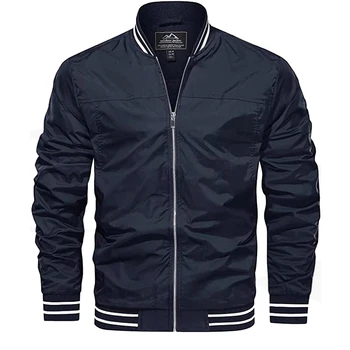Primavera autunno Bomber da uomo giacche capispalla Casual giacca a vento cappotti da pilota uomo sport Golfwear giacche da Baseball abbigliamento 1