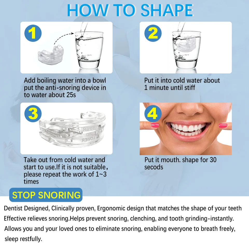 Neomen Night Guard For Teeth Grinding - Sleep Mouth Guard For Bruxism & Clenching