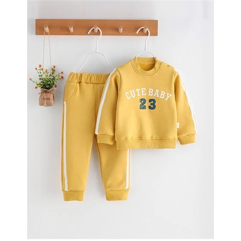 

Baby Sweater Set Spring and Autumn Baby Children Warm Children in Autumn and Winter Two-piece suit