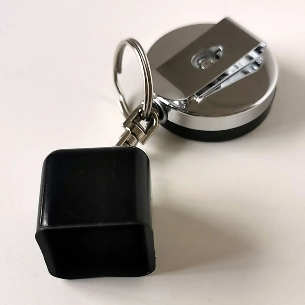 Billiard Telescoping Chalk Holder Snooker Pool Cue Keychain Retractable Rope with Mounting Clip billiard chalk holder