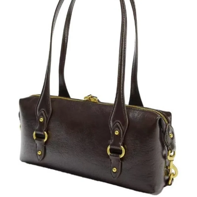 Durable Leather Crossbody Bag For Women Fashionable Shoulder Handbag Designer Tote Purse Elegant Ladies Messenger Bag Luxury