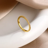 925 Sterling Silver gilding Rings Gold Color Sparking Popular LOVE Wedding Ring Certified Women Engagement Jewelry Anniversary 3