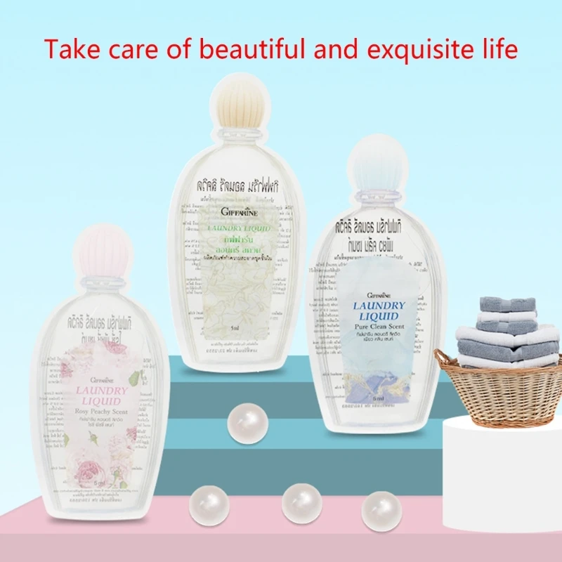 5pcs 5ml Underwear Laundry Detergent Cleaning Agent Liquid Supplies Household